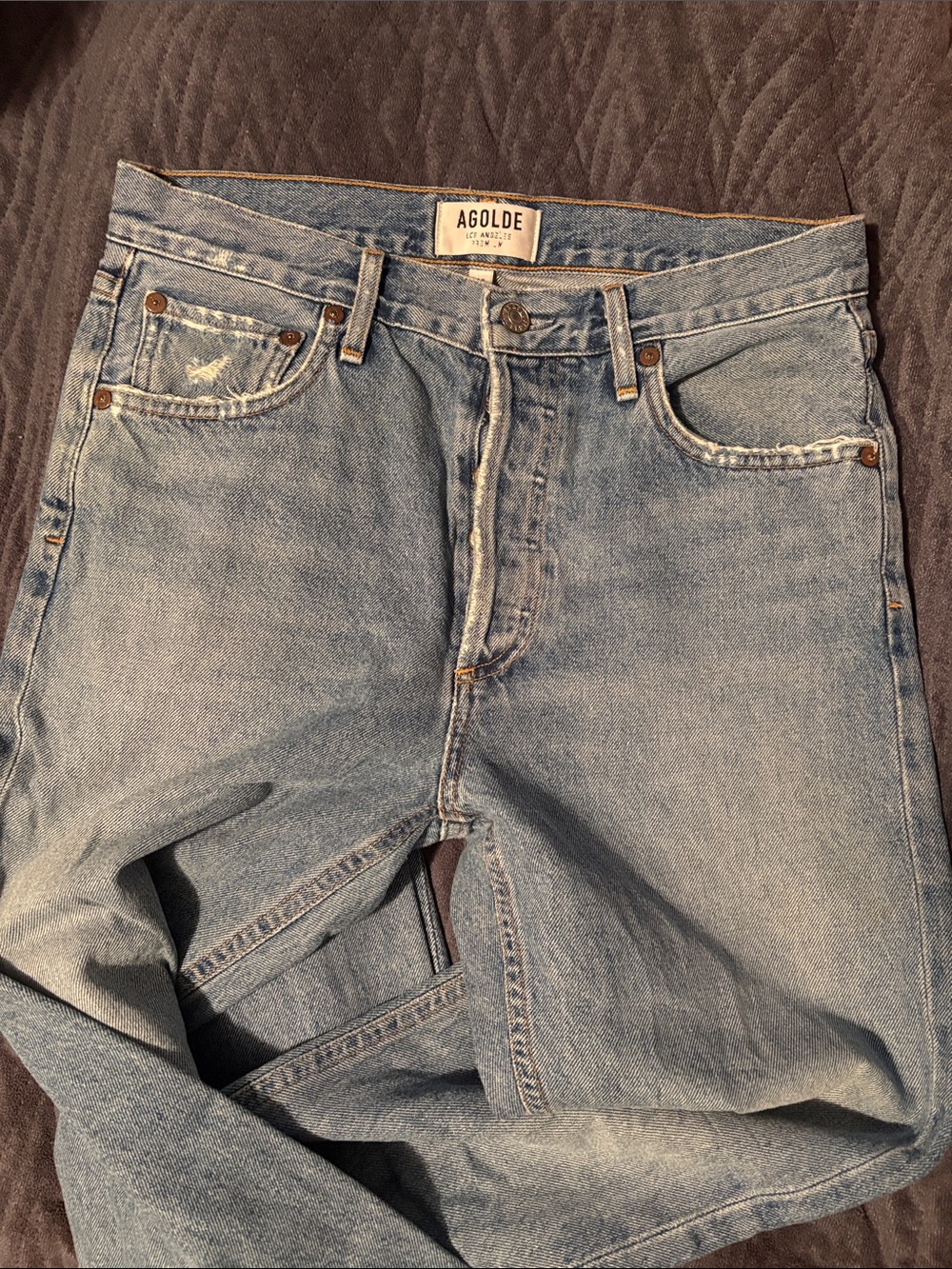 Agolde “feel good” high waisted jean - Picture 5 of 7